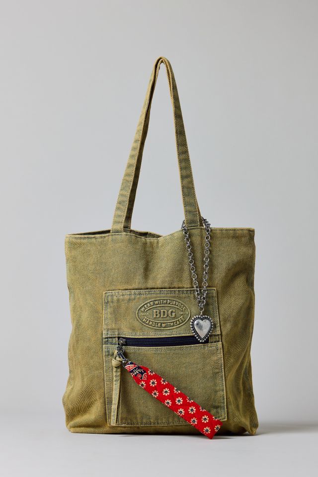 BDG Washed Denim Tote Bag