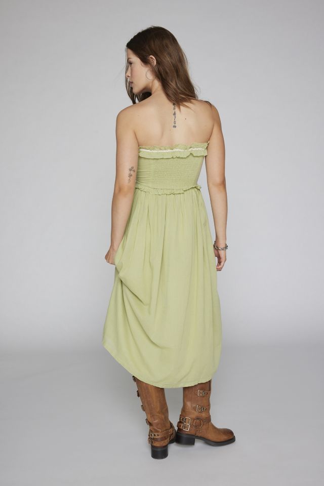 Kimchi Blue Ammie Strapless Midi Dress #3