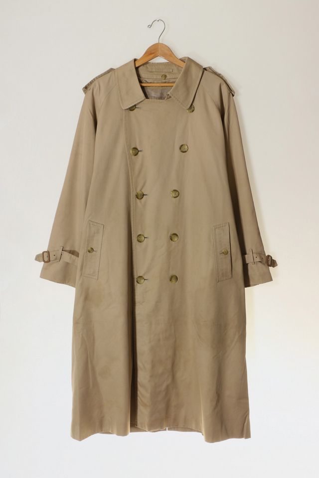 Vintage Burberrys Oversized Trench Coat With Removable Wool Liner ...