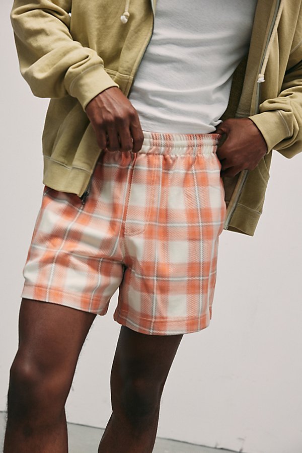 Bdg Freddie Volley Short In Light Red, Men's At Urban Outfitters