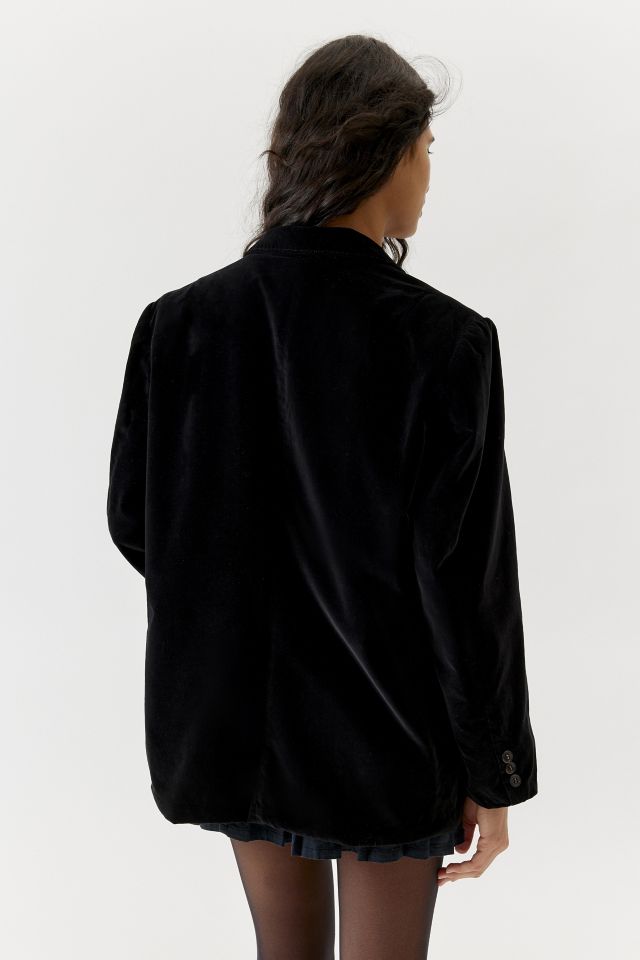 Urban Renewal Remade Star Studded Velvet Blazer #4