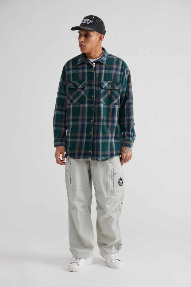 Urban Renewal Remade Full Zip Heavy Flannel Shirt #3