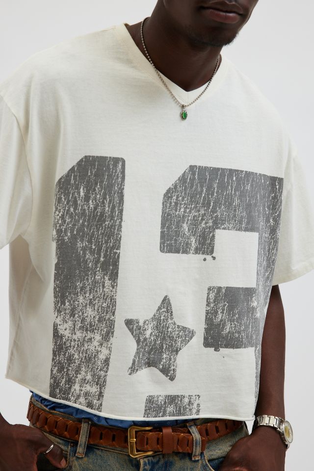 T-shirt à encolure en V court Lucky Number #3
