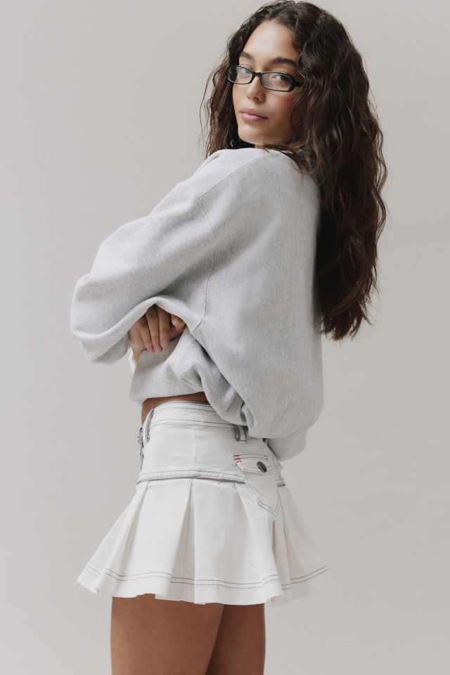 BDG Genevieve Drop-Waist Micro Mini Skirt #3