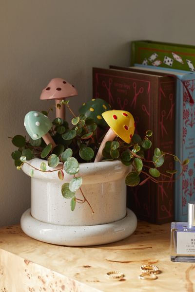 Mushroom Plant Marker Set