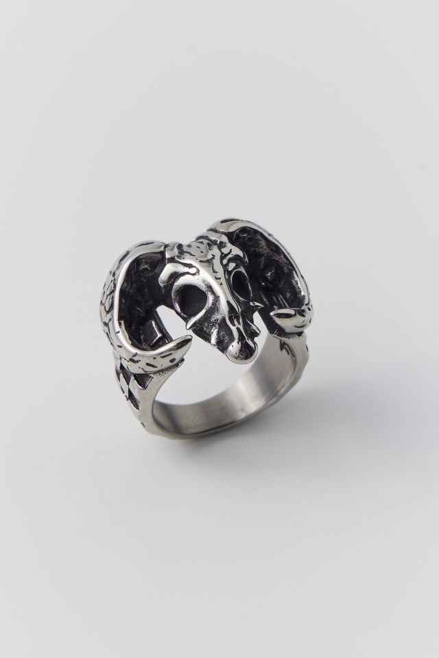 Personal Fears Goat Head Baphomet Ring #1