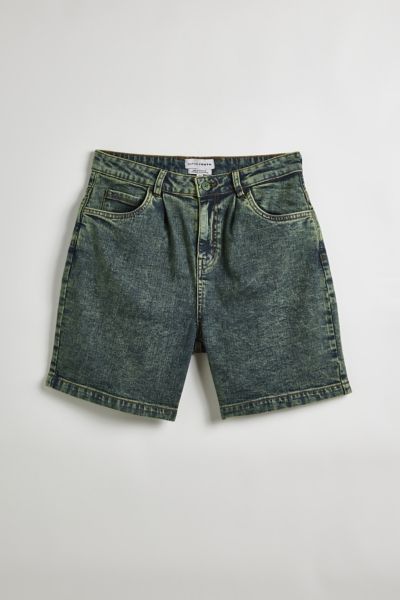 Native Youth Birkhead Denim Short In Green, Men's At Urban Outfitters