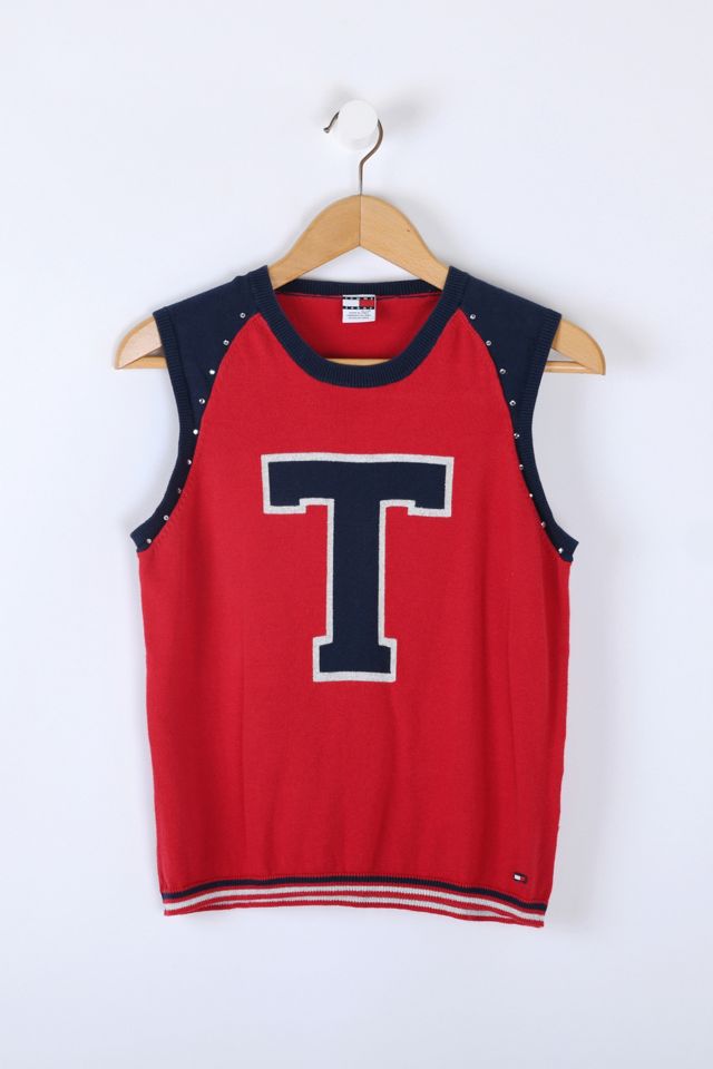 Vintage Y2k Tommy Jeans Sweater Vest | Urban Outfitters