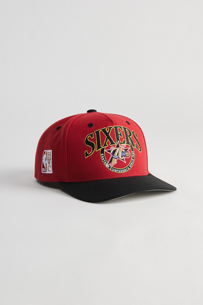 ラクマ限定値下げアイバーソン99-00オーセンユニx 76ersキャップセット Mitchell & Ness Crown Jewels Pro Philadelphia 76ers Snapback Hat