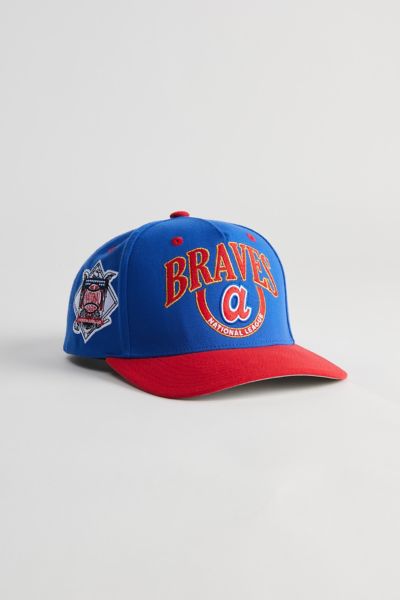 Mitchell u0026 Ness Crown Jewels Pro Atlanta Braves Snapback Hat