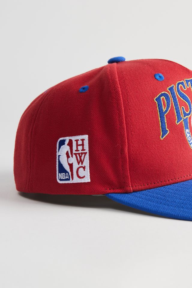Mitchell & Ness Crown Jewels Pro Detroit Pistons Snapback Hat #1
