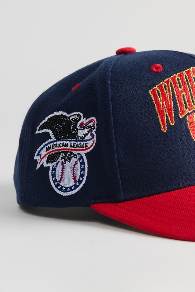 Mitchell & Ness Crown Jewels Pro Chicago White Socks Snapback Hat #1