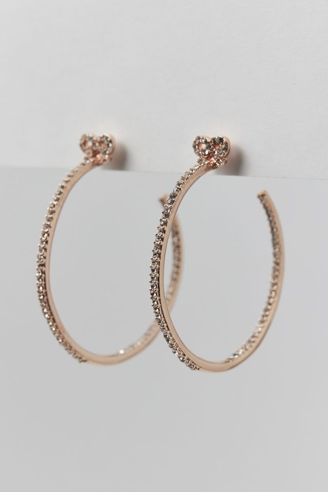 Betsey johnson clearance hoop earrings