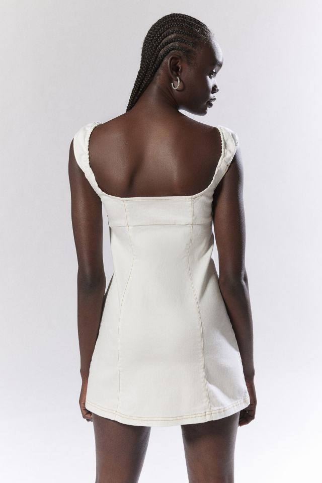 Glamorous Ladies Lace-Up Mini Dress #3