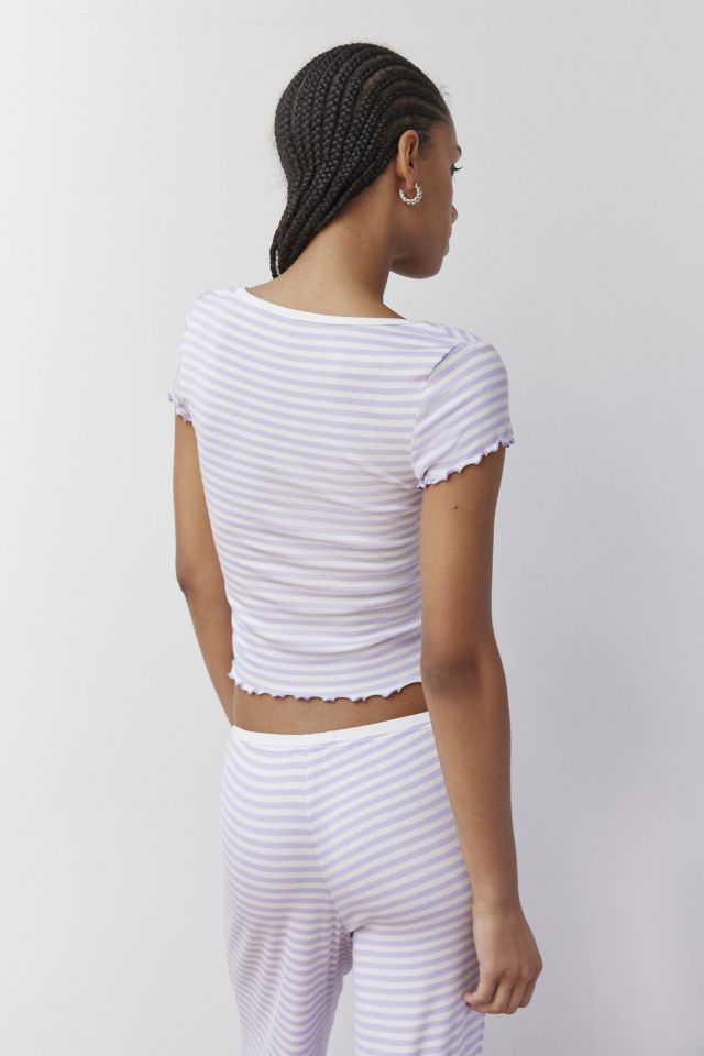Out From Under Sweet Dreams Ahoy Stripe Baby Tee #3
