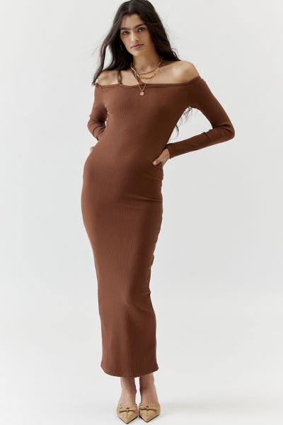 Oval Square Cleo Knit Maxi Dress