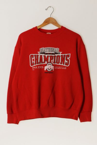 Vintage 2002 National Champion Ohio State Buckeyes Crewneck Sweatshirt |  Urban Outfitters
