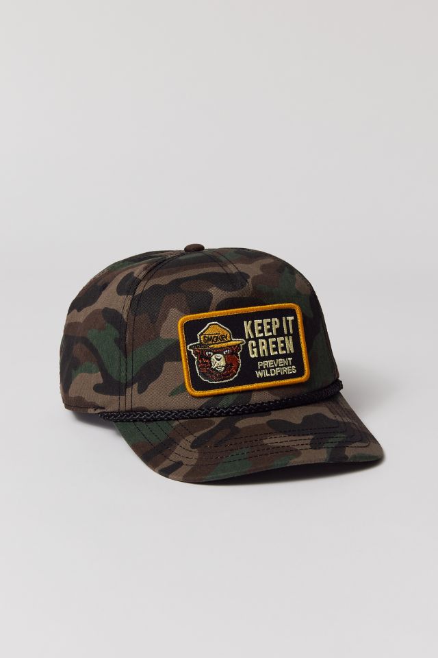 American Needle Smokey The Bear Camo Hat