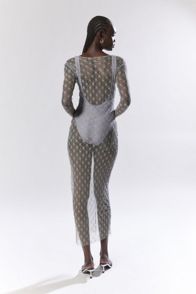 Agua Bendita Cobra Sheer Maxi Dress #3