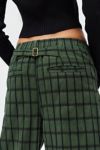 BDG Charlie Gingham Low-Rise Wide-Leg Pant