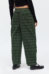 BDG Charlie Gingham Low-Rise Wide-Leg Pant