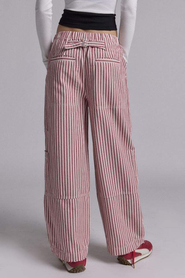 BDG Charlie Gingham Wide-Leg Pant