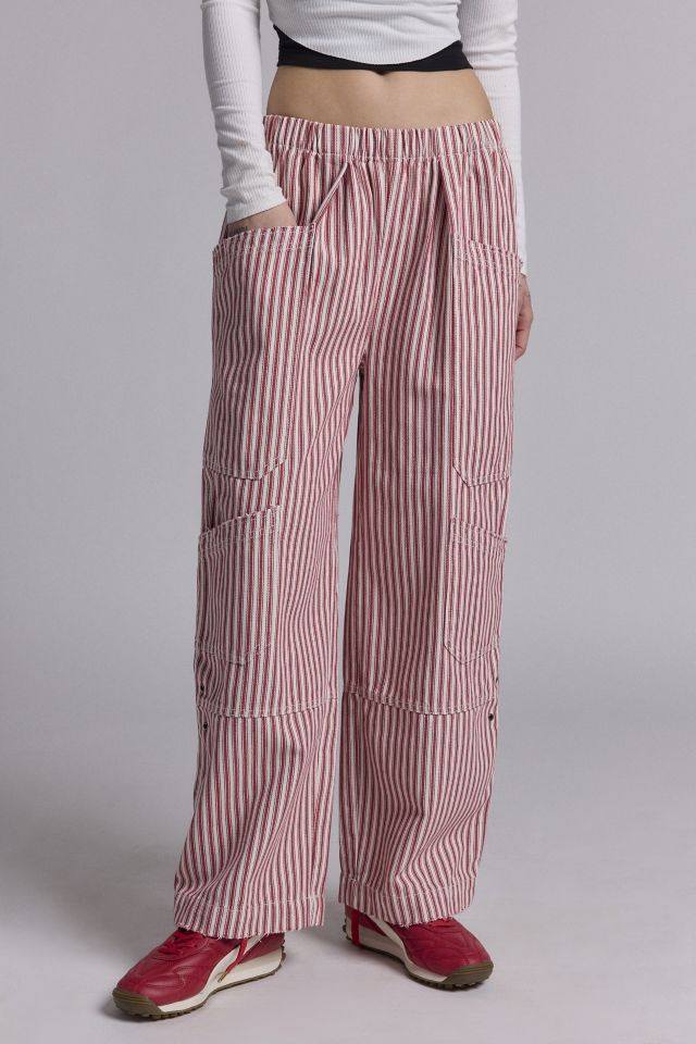 BDG Charlie Gingham Wide-Leg Pant