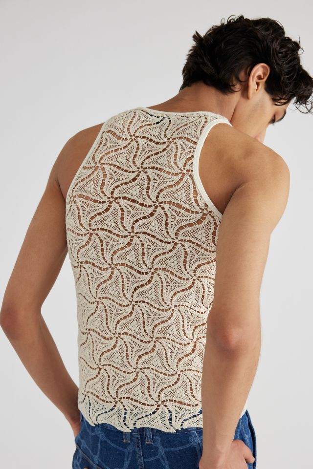 David Catalán Crochet Tank Top #1