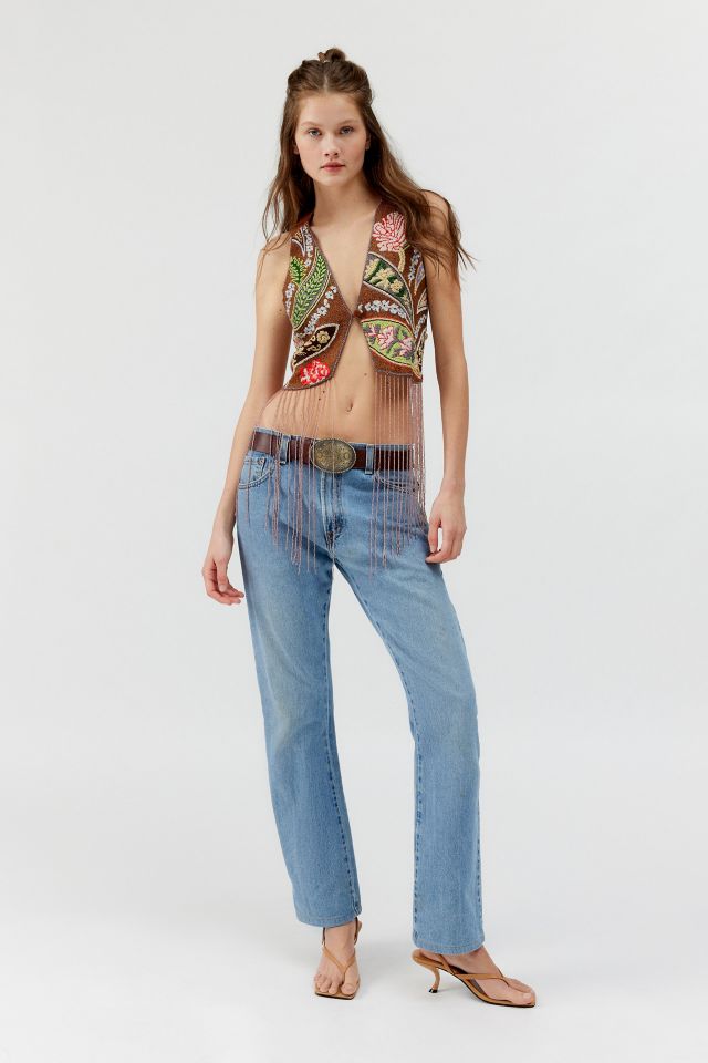 Agua Bendita Otis Embroidered Vest #1