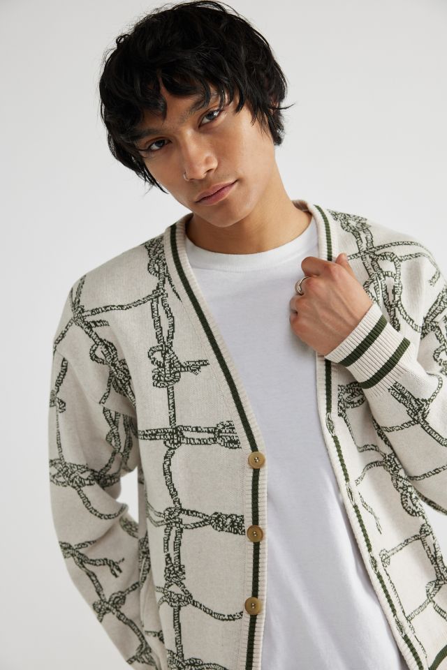 David Catalán Rope Jacquard Cardigan #3