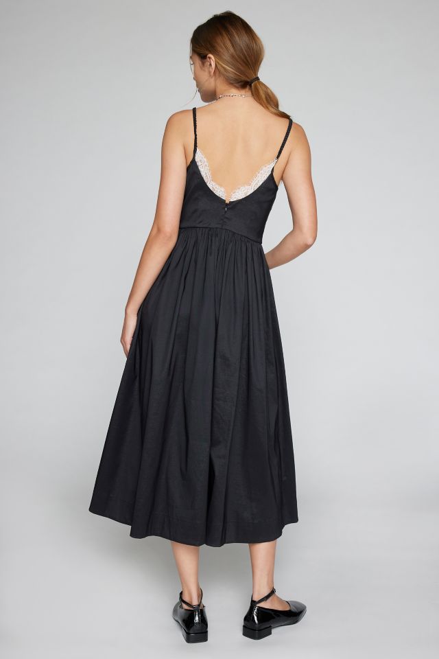For Love & Lemons Doris Lace-Trim Midi Dress #3
