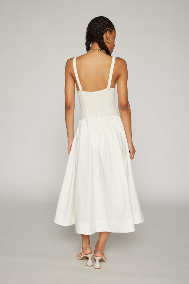 For Love & Lemons Billie Pointelle Midi Dress | Urban Outfitters