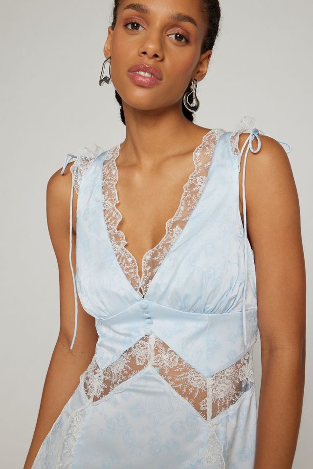 hattie jacquard maxi dress Hattie Jacquard Maxi Dress by For Love and Lemons