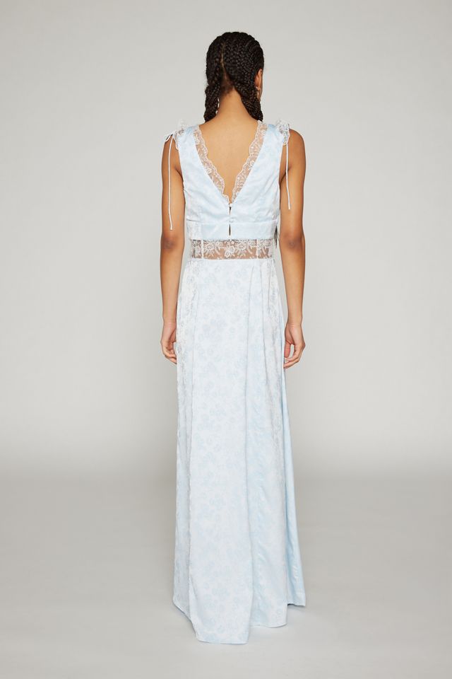 hattie jacquard maxi dress Hattie Jacquard Maxi Dress by For Love and Lemons