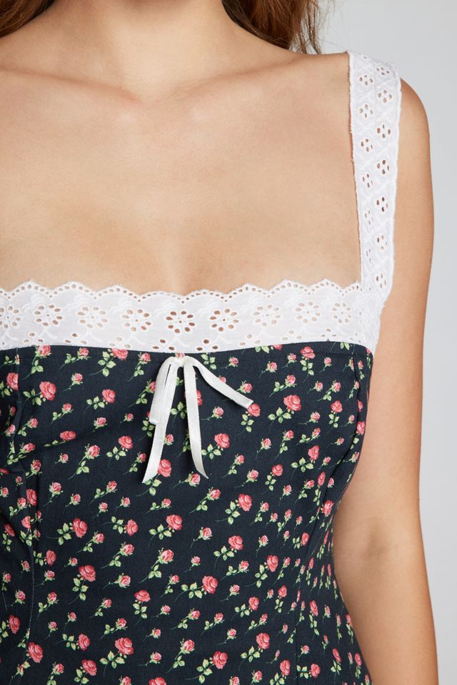 For Love & Lemons Camille Floral Mini Dress #4