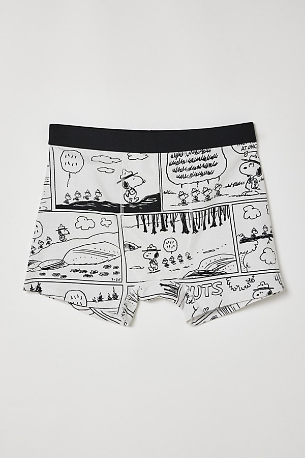 Urban Outfitters Peanuts Hiking Boxer Brief In White, Men's At