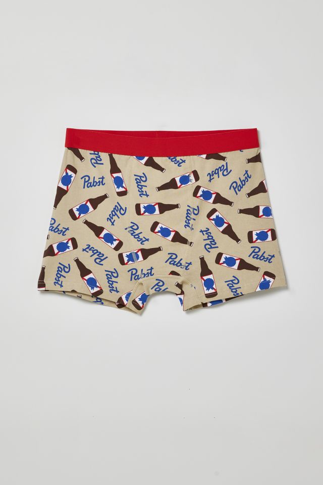 Pabst Blue Ribbon Bottles Boxer Brief | Urban Outfitters