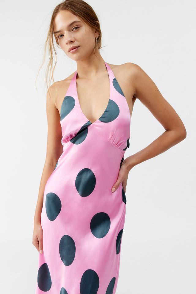 UO Everleigh Halter Midi Dress #1