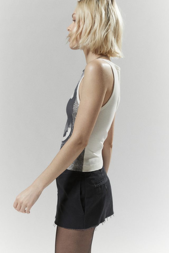 Silence + Noise Mercedes Lips Graphic Tank Top #2