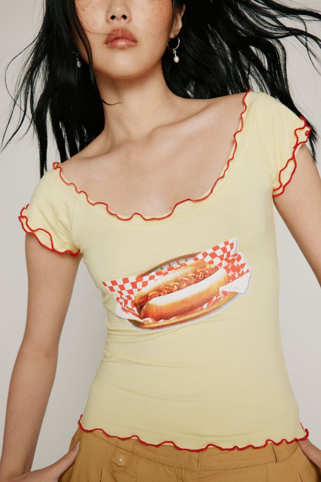 Kimchi Blue Angelica BBQ Baby Tee #3
