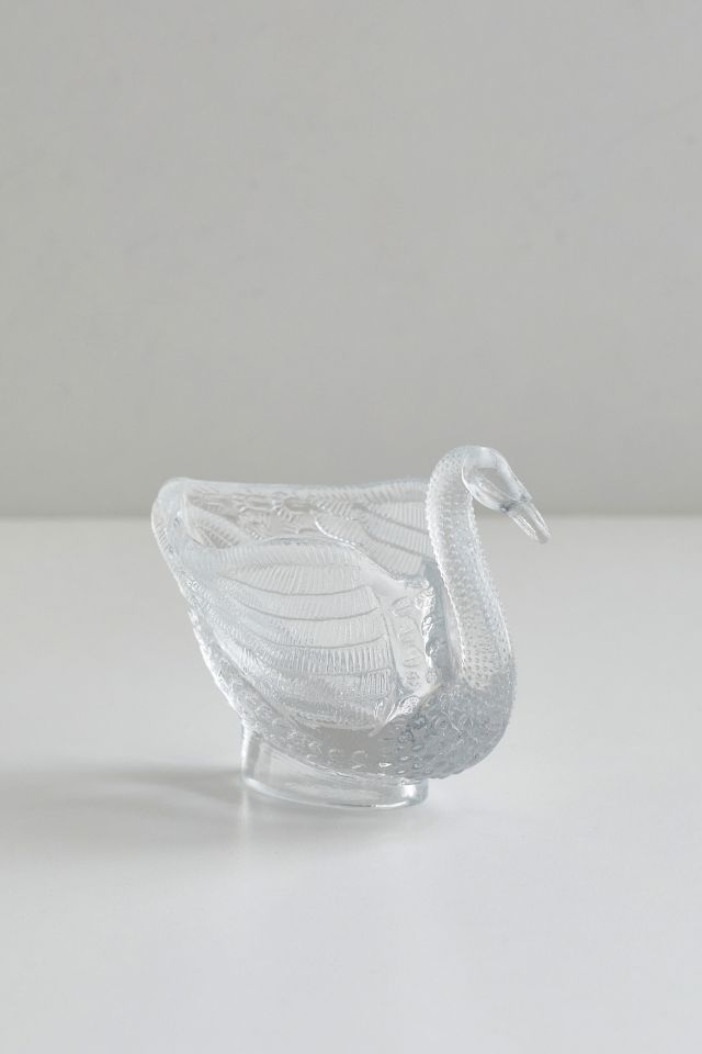 Swan Glass Jewelry Dish #2
