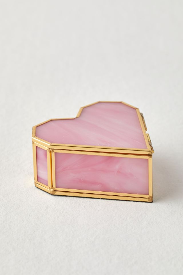 Heart Stained Glass Jewelry Box #2