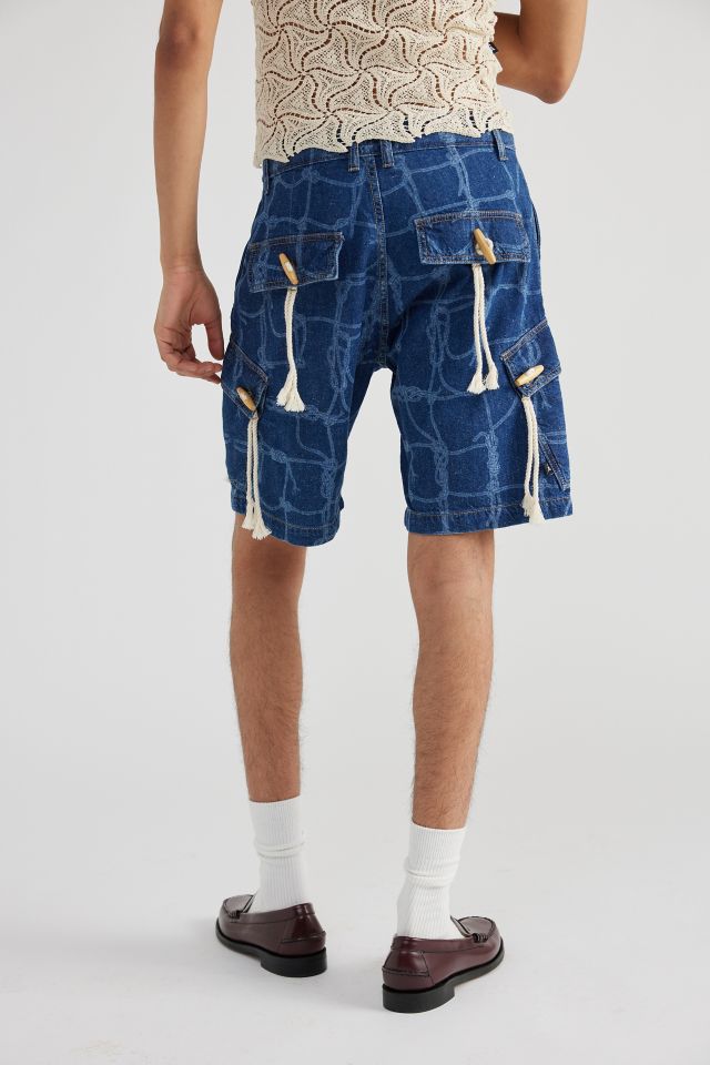 David Catalán Neira Rope Denim Cargo Short #2