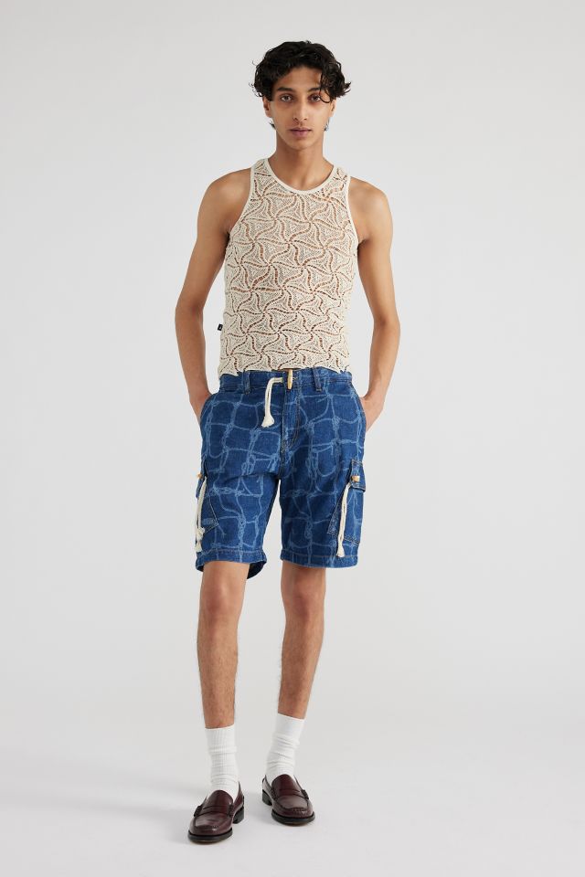 David Catalán Neira Rope Denim Cargo Short #3