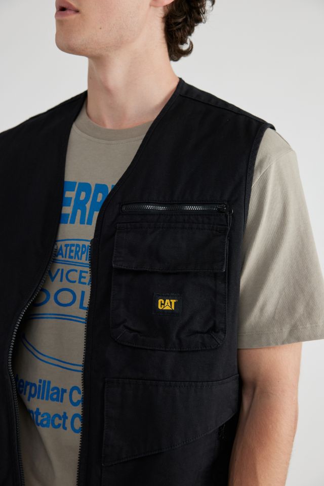 CAT Utility Twill Vest #4