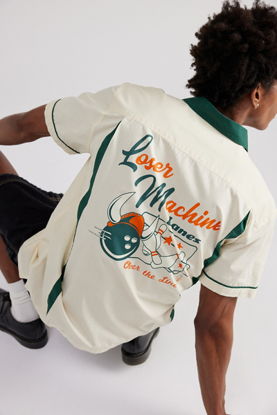 Chemise Anvil Strikeologiste Blanche – Bowling, Ligue, Hommage à Big Lebowski