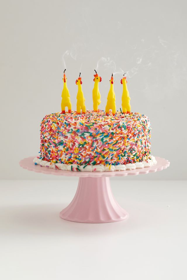 Rubber Chicken Party Candle Set #1