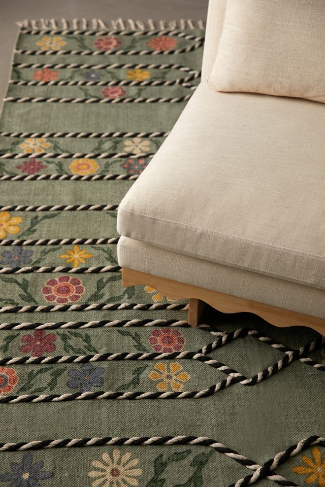 Blossom Applique Rug | Urban Outfitters