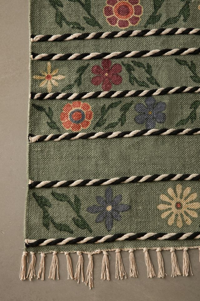 Blossom Applique Rug | Urban Outfitters