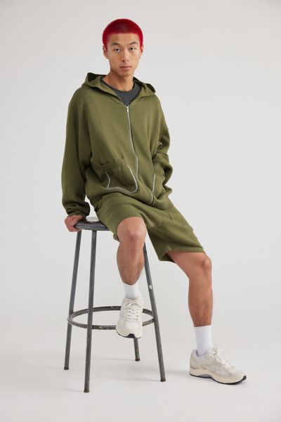 KROST UO Exclusive Blanket Stitch Full Zip Hoodie Cardigan